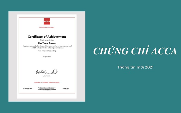 Chứng chỉ ACCA